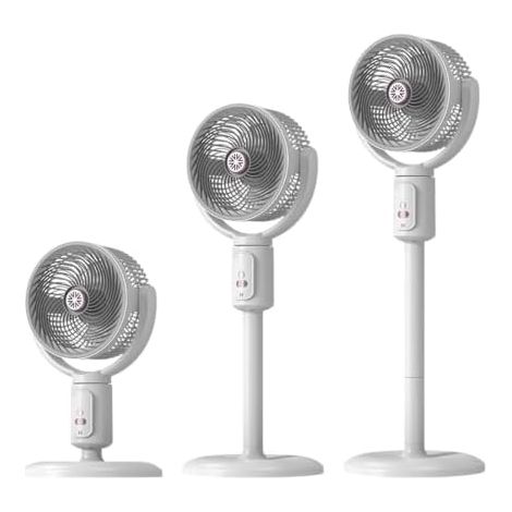 Innenturmventilator, 5-gang-lüftungsgerät Mit Timer – Schwenkbarer, Höhenverstellbarer Und Über Usb-c Aufladbarer Luftzirkulator Auf Ständer – Für Büro, Küche, Wohnheim, Wohnzimmer