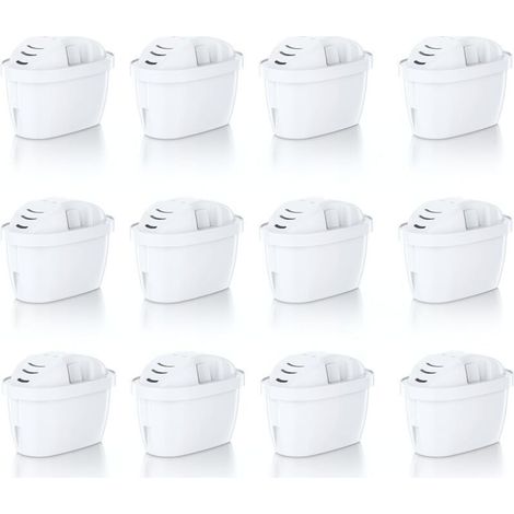 Cartouche De Filtre Pour Carafe Filtrante Compatible Avec Brita Maxtra+, Lot De 12, Économique Et Efficace
