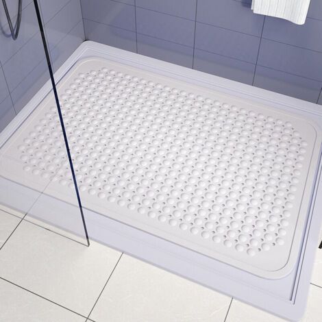 80x50 Cm Rechteckige Duschmatte, Große Rutschfeste Badematte Für Zuhause, Pvc-fußmassage-matte Für Dusche, Bad Und Wc