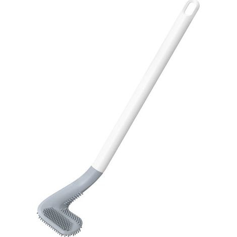 Wc-bürste Für Golf, Toilettenbürste Mit Langem Griff, 360°-toilettenbürste, Flexible Silikon-reinigungsbürste Für Wandtoiletten Ohne Bohren, Schnelltrocknend (40 X 7,2 X 5 Cm)