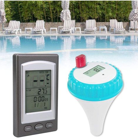 Kabelloses Schwimmthermometer Mit Wasserdichter Fernanzeige Für Pool, Whirlpool Und Badewanne