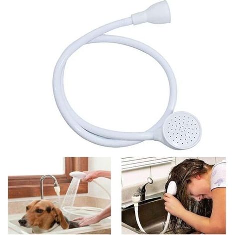 Tragbarer Wasserhahnsprüher Für Spülbecken, 110 Cm Lang, Für Shampoo, Duschkopf, Zum Baden Von Babys, Tierduschen, Haarewaschen Und Gemüsereinigen.