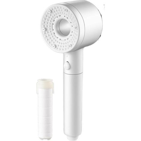 7-in-1 Duschkopf, 5 Einstellbare Modi, Hochdruck, Wassersparend, Tragbarer Filter, Haken, Schlauch, Badezimmerzubehör