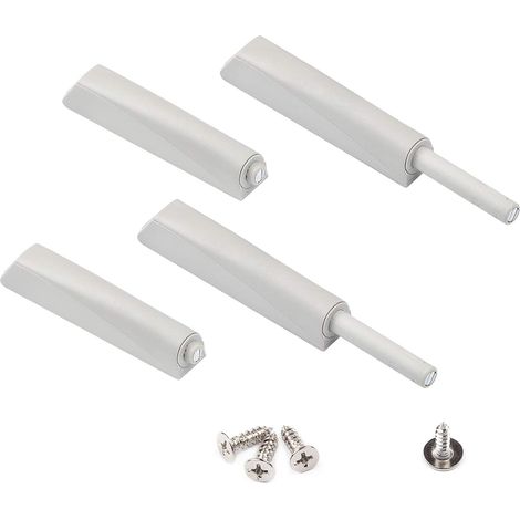 4er-set Magnetischer Drucköffner Für Schranktüren, Magnetische Schnappverschlüsse Zum Drücken Und Ziehen
