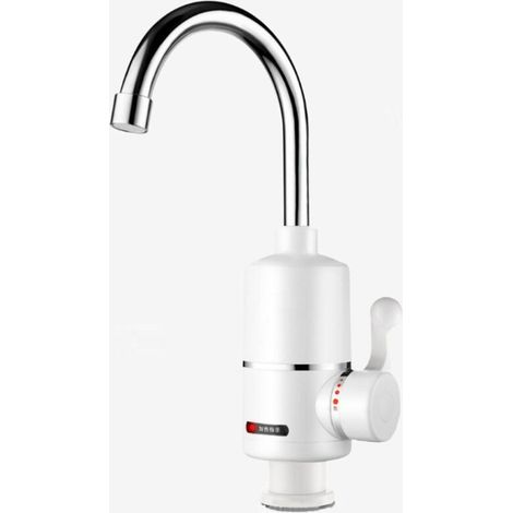 Elektronischer Wasserhahn Für Spüle - Armatur + Mischbatterie Warm Und Kalt - Elektrische Sofortwasserheizung Und Durchlauferhitzer, Eu-spezifikationen, G1/2 (wasseranschluss Unten)
