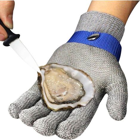 Gant Anti Coupure Küche Schutz Level 9 Arbeitshandschuhe Austernhandschuhe Küchenschutzhandschuhe Für Fischfilet, Fleischschneiden, Mandoline, Austern Und Schnitzen (xl)
