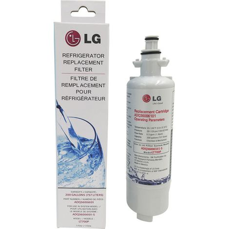 Ersatzteile Für Kühlschrank Lt700p – Ersatz-wasserfilter Für Kühlschrank, Kapazität 6 Monate/200 Gallonen (nsf42 Und Nsf53) Adq36006101, Adq36006113, Adq75795103 Oder Agf80300702, Weiß