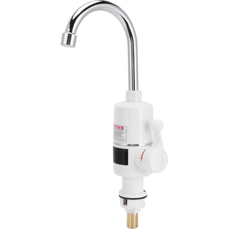 Instant-warmwasserhahn, 360° Drehbarer Durchlauferhitzer-hahn, Schneller Instant-warmwasserhahn Mit Temperaturanzeige, Geeignet Für Küche, Badezimmer Und Spülbecken