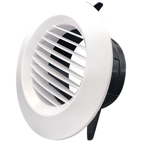 Verstellbares Lüftungsgitter Rundes Kunststoff-lüftungsgitter Lüftungsabdeckung Ventilatorabdeckung Plattenträger Lüftungsgitter Abdeckung Abluft (75 Mm)
