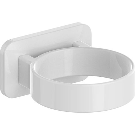 Wandhalterung Für Haartrockner Im Badezimmer – Selbstklebend, Kompatibel Mit Den Meisten Haartrocknern (weiß, 9,4 Cm × 5,3 Cm × 10,9 Cm)
