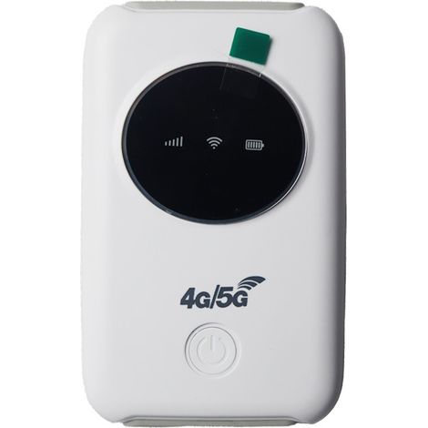 Entsperrter 4g-modem, Tragbarer Usb-router 150 Mbps, Integrierter 3200-mah-akku, Für Geschäftsreisen, Weiß