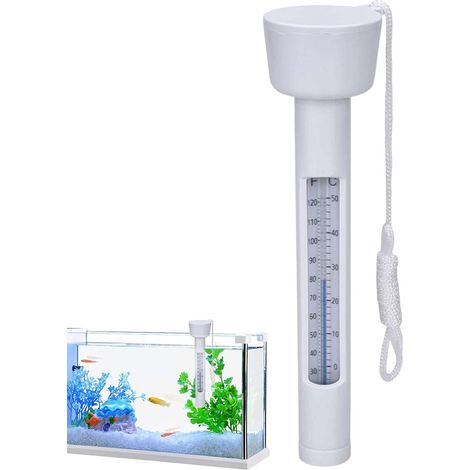 Thermometer Für Pool, Teichmessgerät Mit Schnur, Schwimmendes Thermometer, Poolzubehör Von 0 Bis 50 °c Für Pools, Whirlpools, Teiche, Seen, Aquarien, Fischteiche Und Quellen