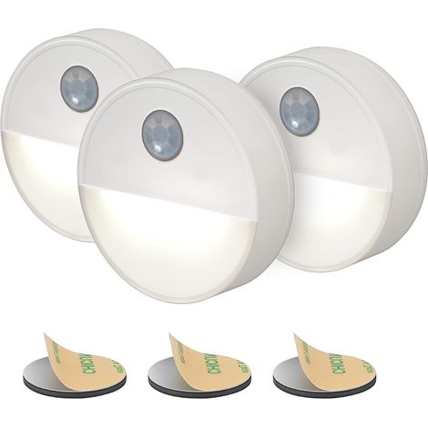 Bewegungsmelder-led-nachtlicht, Schlaffördernde Farbtemperatur Dank Led-lampen, Kabelloser Betrieb, Perfekt Für Badezimmerschränke, Treppen Und Mehr