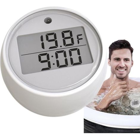 Wasserthermometer-minutenzähler Für Eisbad – Digitaler Temperaturmesser Für Eisbäder, Schwimmender Wassertemperaturmesser Für Kaltes Schwimmbadwasser