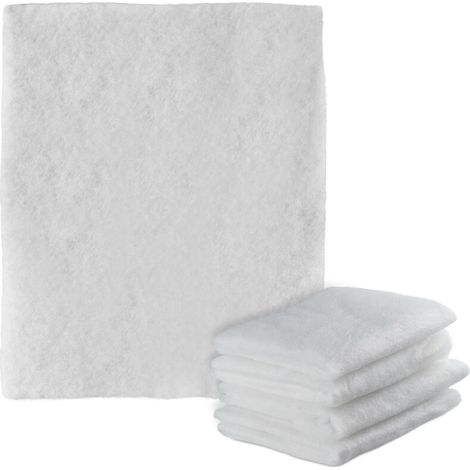 Küchenabzugfilter, 5er-pack, Zum Zuschneiden, Fettabweisend, Aus Vliesstoff, 47 X 59 Cm, Weiß
