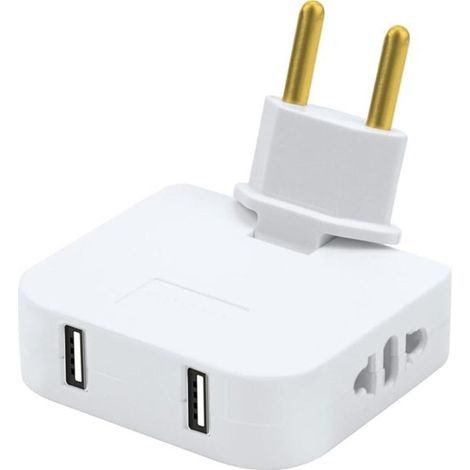 Flache Steckdose Hinter Möbeln, Mit 2 X 220 V Steckdosen Und 2 Usb-anschlüssen, Flacher Adapter Mit 180° Schwenkbarer Verbindung, Europäischer Und Amerikanischer Stecker