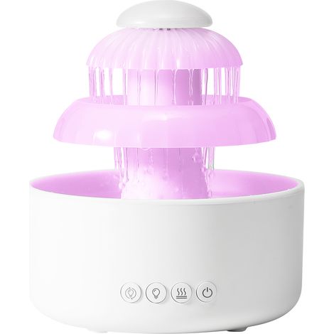 Ätherisches Öl Diffusor, Luftbefeuchter Mit Tropfsystem, Wasserdiffusor Mit 7-farben-beleuchtung, Wassertropfen-diffusor