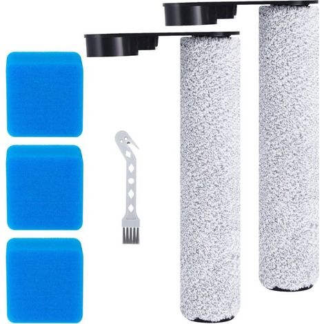 Zubehörset Für Bürsten Für Eureka New430, Für Jonr Ed12 Nass- Und Trockensauger-zubehör, 2 Bürstenrollen, 3 Hepa-filter + 1 Reinigungsbürste