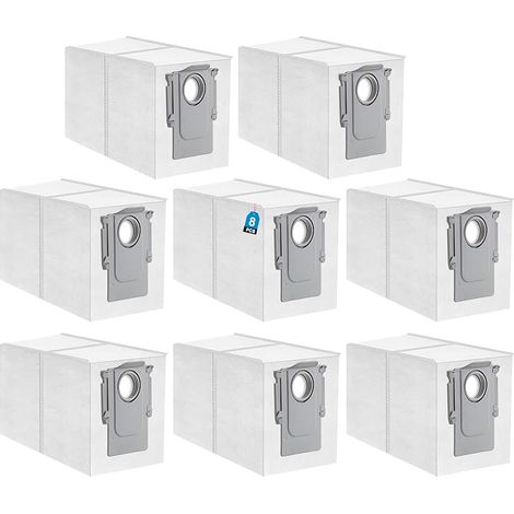 8er-pack Staubbeutel Für Roborock S8 Max Ultra/qrevo Master/qrevo S/q Revo/qrevo Pro/qrevo Maxv, Zubehörset Hochkapazitäts-staubsaugerbeutel (3,1 L)