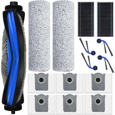 Accessoires Für Ecovacs Deebot T80 Omni, 1 Hauptbürste, 6 Staubbeutel, 2 Reinigungstücher, 2 Filter, 4 Seitenbürsten, Ersatzteile Für Saugroboter