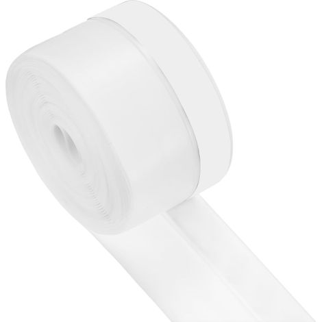 Joint D'Étanchéité Pour Porte, 45 Mm, Silicone, 5 M, Pour Joints De Fenêtres Et Portes De Douche, Ruban Adhésif D'Étanchéité [blanc]