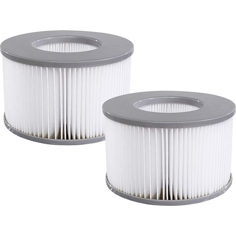 Set Mit 8 Ersatzfilterkartuschen Für Aufblasbare Pools, Mspa, Whirlpool--mspa,fd2089