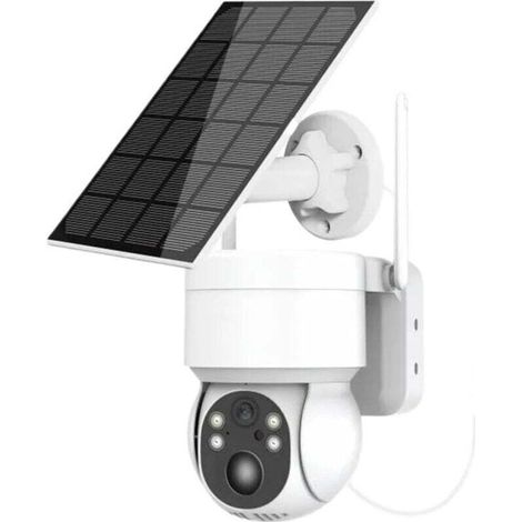 Solare Ptz-außenüberwachungskamera, 1080p Hd, Pir-bewegungsmelder, Menschliche Erkennung, Kabellos, Mit 7800 Mah Solarpanel, Für Alle Umgebungen Geeignet