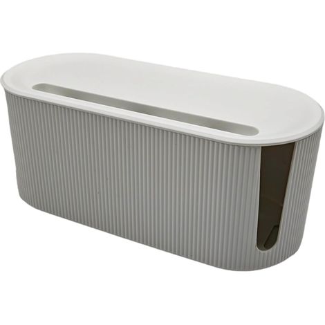 Kabelbox, Mehrfachsteckdosenabdeckung, Kabelaufbewahrungsbox. Aufbewahrung Von Kabeln Und Mehrfachsteckdosen. (weiß)