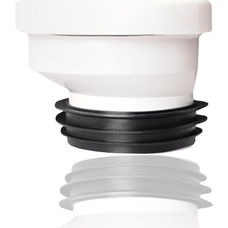 Verbindungsrohr Für Wc Mit 2 Cm Versatz, Starre Düse Für Wc-abflussrohr Mit Exzentrischem Winkel Aus Kunststoff, Gerader Abfluss, Exzentrisch, Wc-anschlussstück