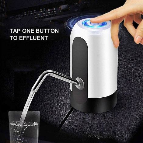 Elektrische Wasserpumpe Für Flaschen, Usb-aufladbarer Automatischer Wasserspender Für Das Büro, Abnehmbar Und Praktisch Für Wasserflaschen, Universeller Schalter Für Flaschen