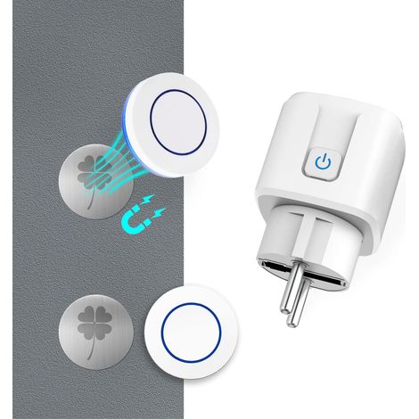 Kabellose Steckdose Fernbedienung, 433 Mhz Funk-sender Steckdose Schalter 100 Meter Reichweite Steuerung 3500 Watt Kabelloser Mobiler Schalter Verbundene Steckdose (2 Schalter 1 Steckdose)