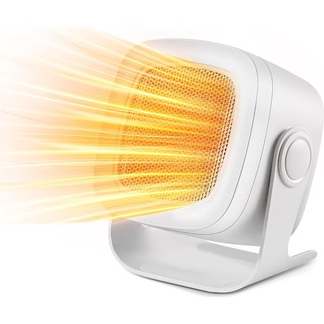 Ptc-mini-heizlüfter, Elektrischer Heizlüfter Mit 90°-oszillation, Elektrische Heizung Mit 2 Modi, Kompakte Zusatzheizung, Tragbarer Heizlüfter Für Wohnzimmer, Schlafzimmer Und Büro