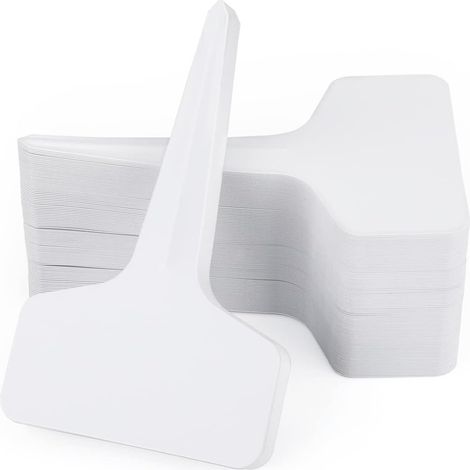 Weiße Etiketten Für Gemüse 6x10 Cm, 100 Stück, Kunststoffetiketten Für Setzlinge, Etiketten Für Gartenkräuter