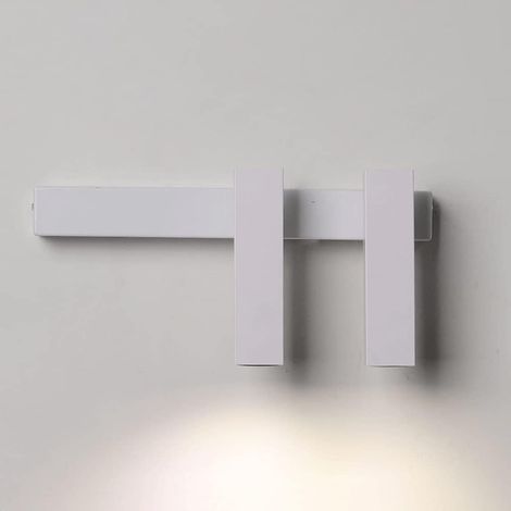 Led Wandleuchte Für Innenräume, Warmweiß, Einfaches Design, Gebürstetes Nickel Für Schlafzimmer, Wohnzimmer, Badezimmer