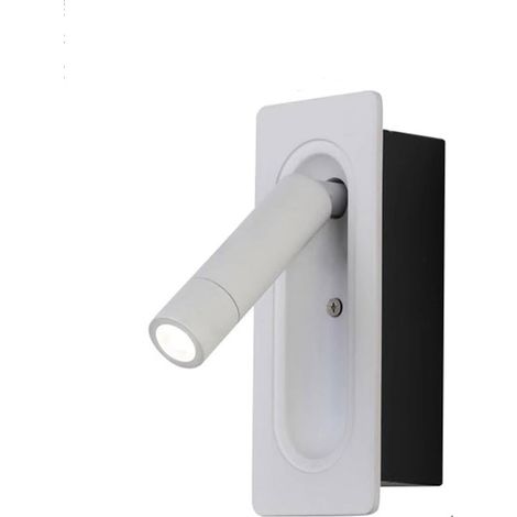 Moderne Wandlampe Für Hotels, Magnetisch Gesteuerte Led-leselampe Am Nachttisch, Einstellbarer Strahlerwinkel, Nordisch Minimalistisch, Integrierte Wandlampe Für Clubs, Flur, Eingang, Hintergrund - We