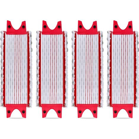 4er-pack Ersatz-mikrofaser-pads Für Vileda Easywring Ultramax / 1-2 Spray Wischmopps Für Vileda Ultramax, Ultramax, Ultramax Plus Und Easy Wring Ultramax