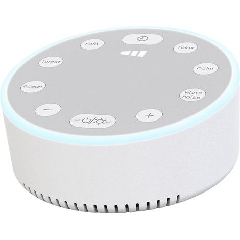 Weißes Rauschen Maschine, Geräuschmaschine Mit Nachtlicht Für Kinder Und Erwachsene, Weißes Rauschen Für Babys, 3 Timer-einstellungen, 6 Klänge, Usb-aufladbar