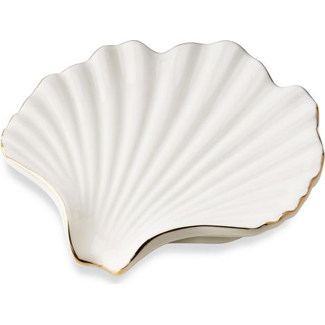 Keramik-seifenschale, Muschelförmige Seifenschale, Badezimmer-seifenschale, Feste Seifenschale Für Küche, Badewanne, Waschbecken Und Dusche