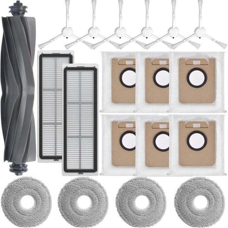 Zubehörset Für Dreame L10s Ultra/l10 Ultra/l10 Prime Saugroboter, 1 Hauptbürste, 2 Filter, 4 Wischpads, 6 Seitenbürsten, 6 Staubbeutel, Ersatzteile