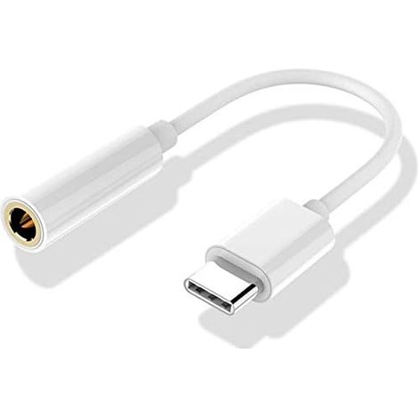 Usb-c Auf 3,5-mm-kopfhöreradapter, Audio-aux-usb-typ-c-auf-3,5-mm-klinke-adapter, Mikrofon-anschlusskabel Für Huawei P20 / P20 Pro / P30 / P30 Pro, Xiaomi 6/8, Mix 2/3, Oneplus 6t (2 Stück)