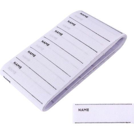 Kleidungsetiketten, 200 Stück Zum Aufbügeln Auf Stoff, Personalisierte Nähetiketten Für Schuluniformen.