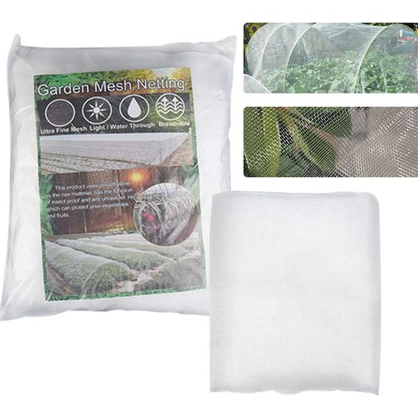 Gartennetz, 3x10m Insektenschutznetz Für Pflanzen, Insekten- Und Vogelschutznetz, Feinmaschiges Insektenschutznetz Zum Schutz Von Pflanzen, Blumen, Gemüse Und Obst