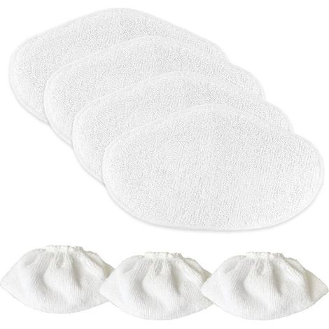 Mikrofaser-reinigungstücher Für Polti Vaporetto Paeu0332 Sv440 Double, Sv450, Sv460, 4 Wiederverwendbare Reinigungstücher, 3 Dampfreiniger-bezüge Paeu0282