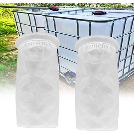 2 Stück Ibc-nylonfilter, Ibc-regenwassertankfilter, Austauschbarer Ibc-filter, Waschbarer Nylondeckelfilter – Ibc-tankdeckelanschluss (105 Mm)