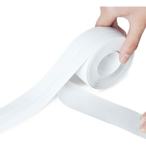 Abdichtungsband Weiß, Badezimmer, Für Küche Oder Bad, Selbstklebendes Anti-schimmel- Und Auslaufschutz-band Geeignet Für Viele Anlässe (2 Stück 3,2 M, Weiß)
