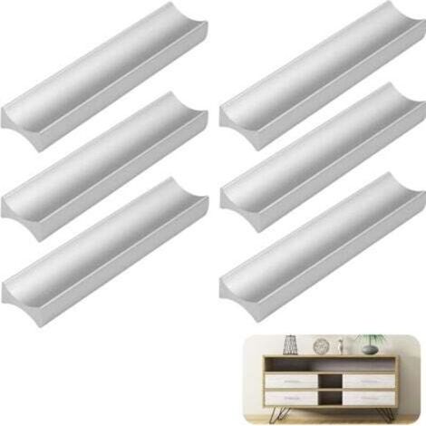6er-set Möbelgriffe Für Küche, Küchentürgriffe, Aluminium-griffe Für Möbel, Geeignet Für Schubladen, Schränke Und Möbel, Mit Einem Lochabstand Von 64 Mm