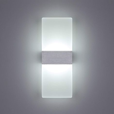 6w Led-wandleuchte Für Innen, 6000k Kaltweiß, Moderne Acryl-wandlampe, Größe: 29x11cm, Zur Dekoration Von Treppenhaus, Flur, Schlafzimmer, Wohnzimmer Usw.
