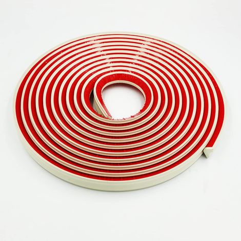 5 Meter Flexible Zierleiste, Dichtungsband, Selbstklebend, Für Badewannenecken, Toiletten, Arbeitsplatten, Sockelleisten, Boden- Und Fliesenränder, 25 Mm Weiß
