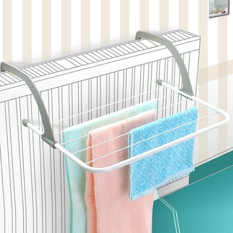 Tragbarer Wäscheständer, Faltbarer Und Ausziehbarer Wäscheständer Für Balkongeländer, Fensterbänke, Faltbarer Handtuchhalter, Kleiderbügel