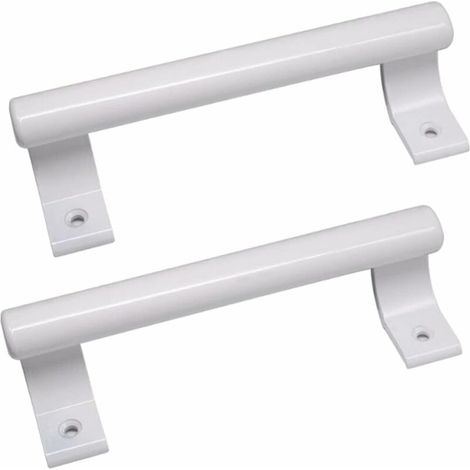 200 Mm Aluminium-schiebetürgriff, Modernes Design Für Glas Und Holz, Einfache Montage, 2er-set, Weiß